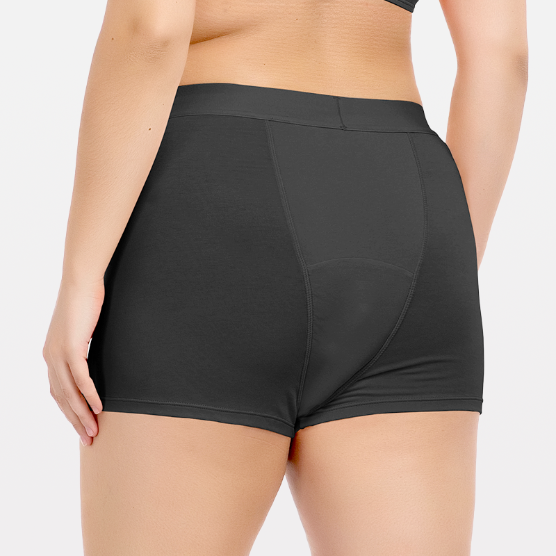 【1 ORDER 3 SIZES】Beautikini Stretch Seamless Heavy Flow Boyshort Period Underwear