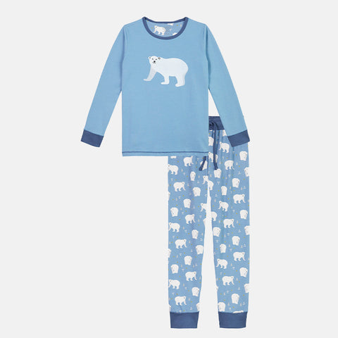 Boys' Long Sleeve Pyjama Set - Dino, Balloon Ride, Planet & Polar Bear Designs