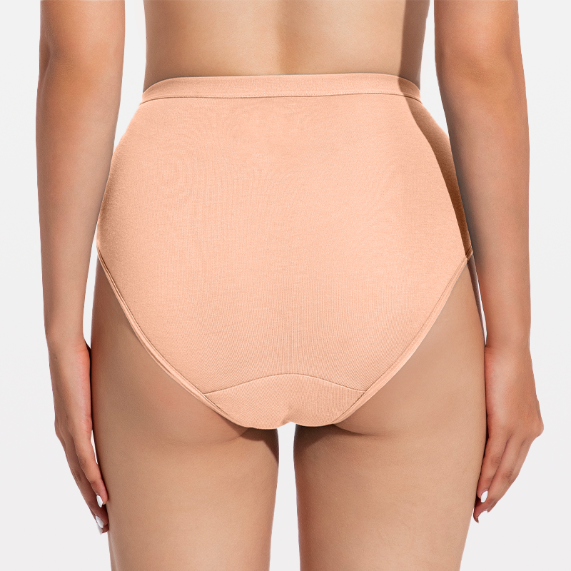 【1 pedido 3 tamanhos】Beautikini elástico sem costura de cintura alta com fluxo pesado e roupa íntima para período