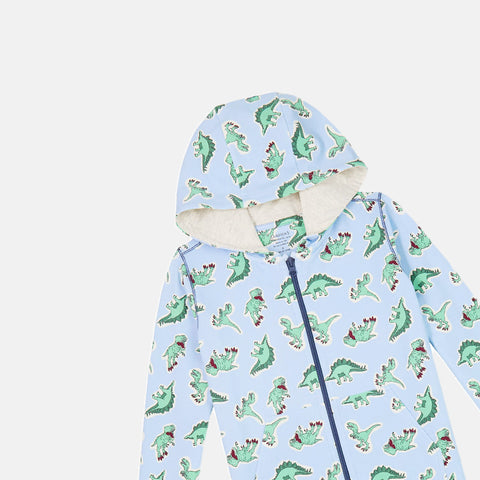 Boys' Long Sleeve Onesie - Planet, Dino & Zeppelin Prints