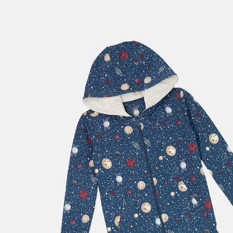 Boys' Long Sleeve Onesie - Planet, Dino & Zeppelin Prints