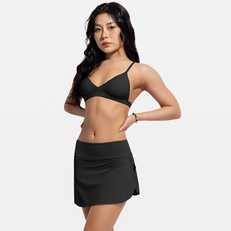 Beautikini Mid Waist Swim Skirt Period Swimwear