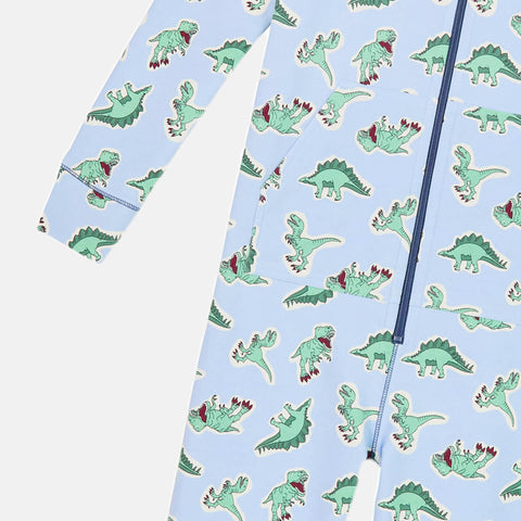 Boys' Long Sleeve Onesie - Planet, Dino & Zeppelin Prints