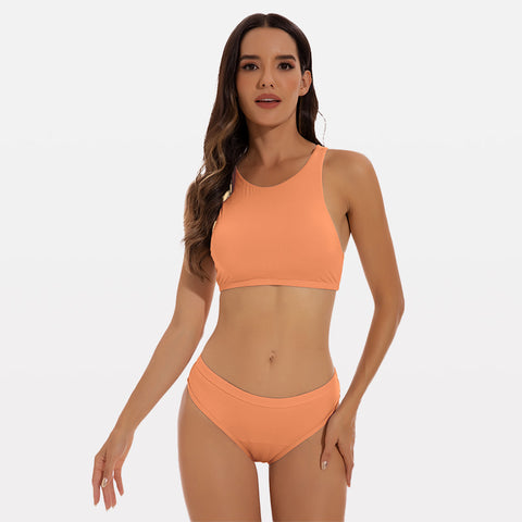 Beautikini Period Swimwear Two Piece Bikini Menstrual Leakproof Bathing Suit