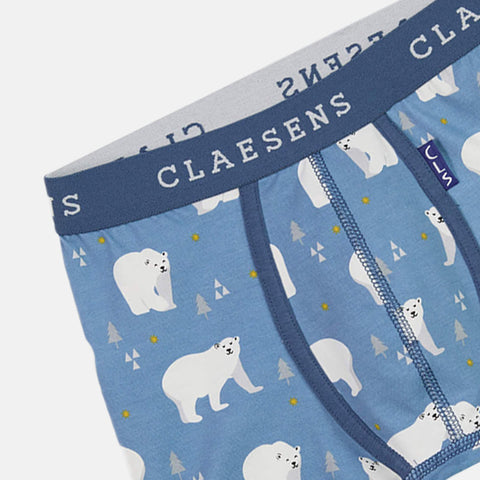 Boys' Boxer Shorts 3-Pack - Polar Bear, Dino, Balloon Ride & Milky Way Prints