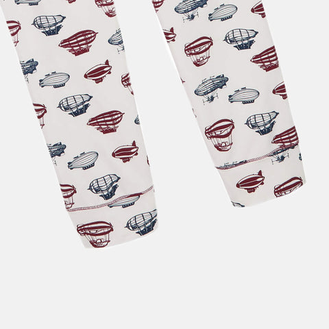 Boys' Long Sleeve Onesie - Planet, Dino & Zeppelin Prints