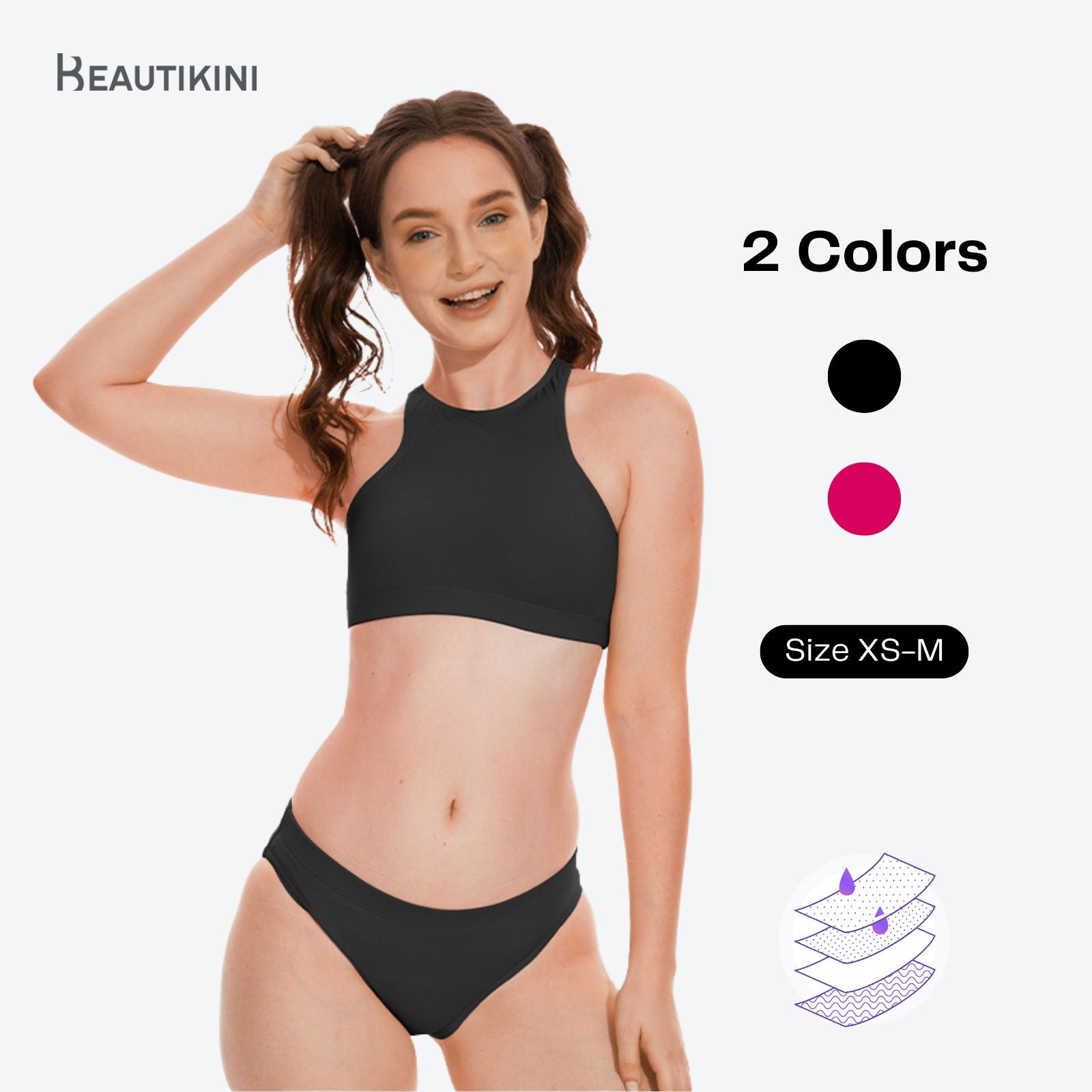 Dwuczęściowe bikini z epoki Beautikini