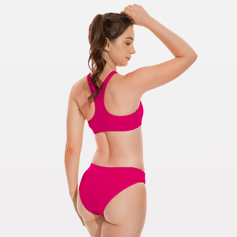 Beautikini Maillot de bain menstruel Bikini deux pièces