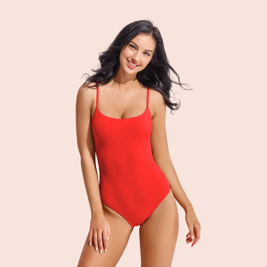 Beautikini Period Swimwear One Piece Leakproof Swimsuit Adjustable